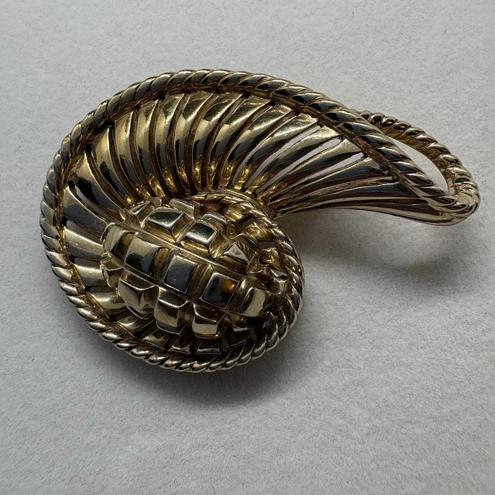 Collectible Vintage‎ REBAJES Copper Pendant + Brooch